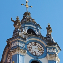 Clock on Dürnstein Quay